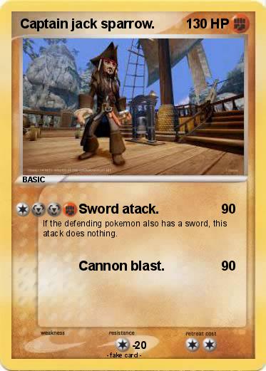 Pokemon Captain jack sparrow.