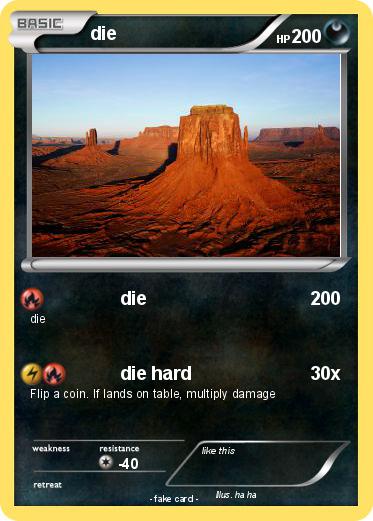 Pokemon die