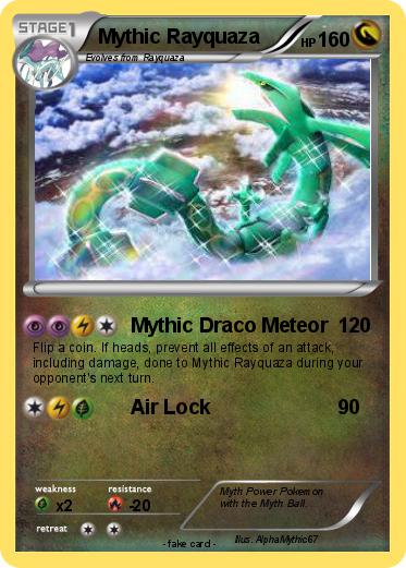 Pokemon Mythic Rayquaza