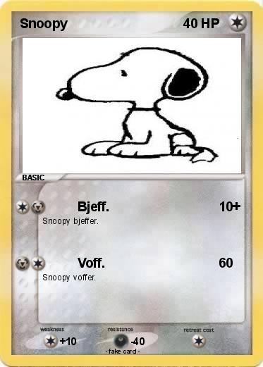Pokemon Snoopy