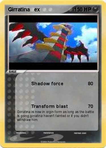 Pokemon Girratina   ex