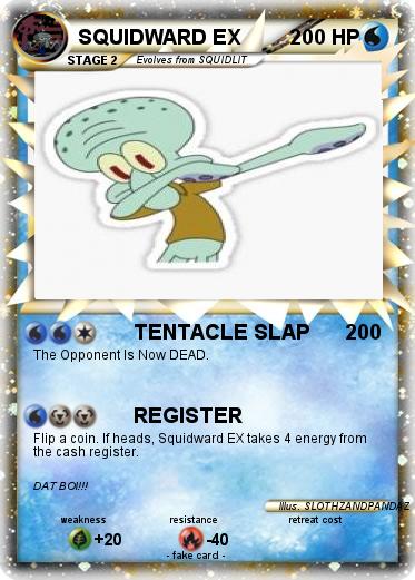 Pokemon SQUIDWARD EX