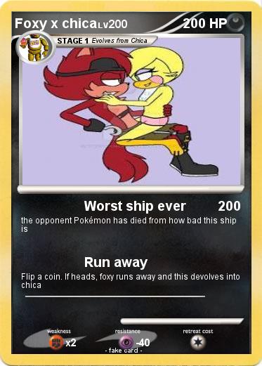 Pokemon Foxy x chica
