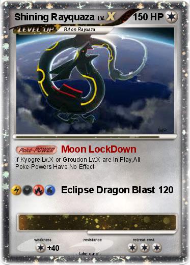 Pokemon Shining Rayquaza