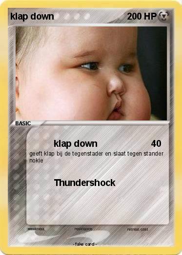 Pokemon klap down