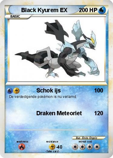 Pokemon Black Kyurem EX