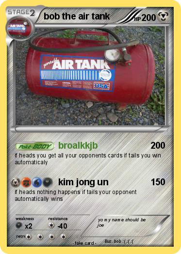 Pokemon bob the air tank