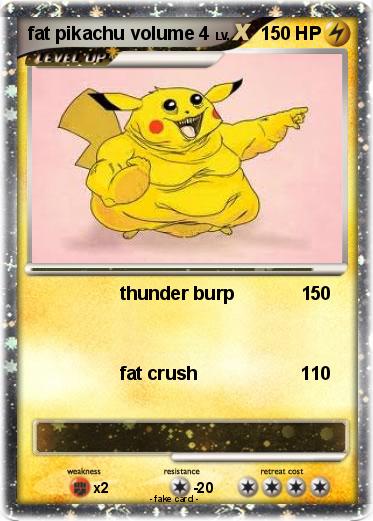 Pokemon fat pikachu volume 4