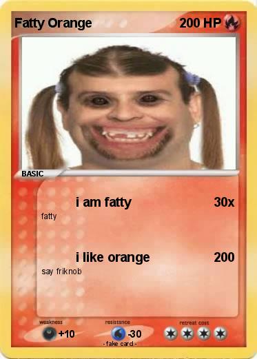 Pokemon Fatty Orange