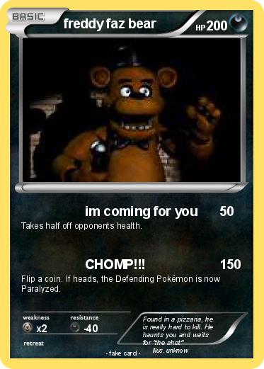 Pokemon freddy faz bear