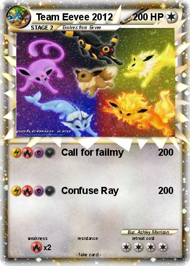Pokemon Team Eevee 2012