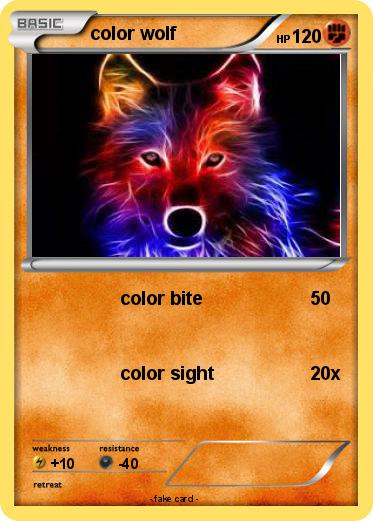 Pokemon color wolf