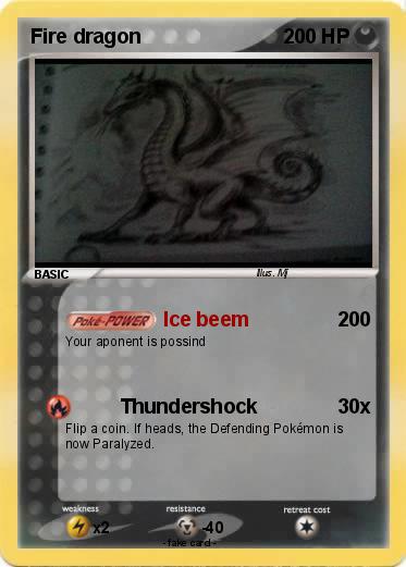 Pokemon Fire dragon