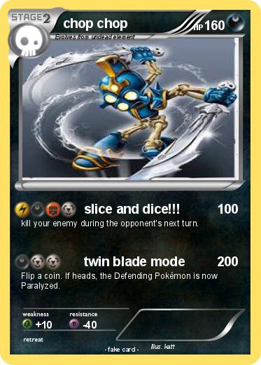 Pokemon chop chop