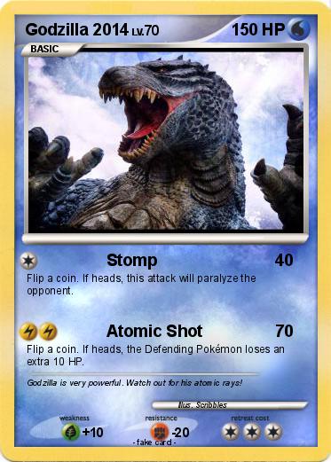 Pokemon Godzilla 2014