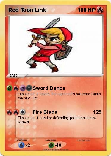 Pokemon Red Toon Link