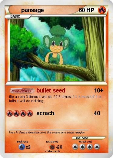 Pokemon pansage