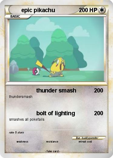 Pokemon epic pikachu