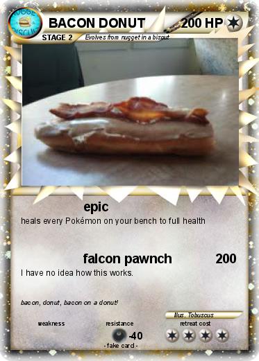 Pokemon BACON DONUT