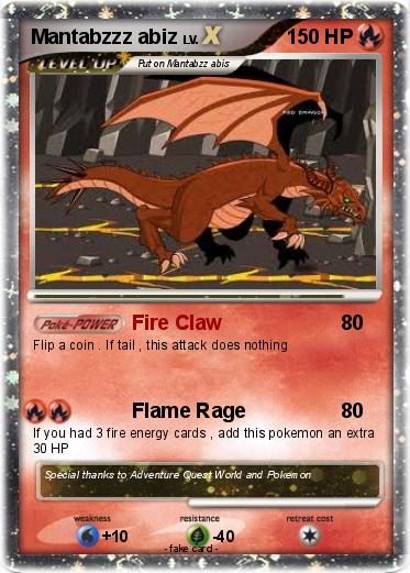 Pokemon Mantabzzz abiz