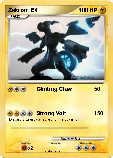 Pokemon Zekrom EX