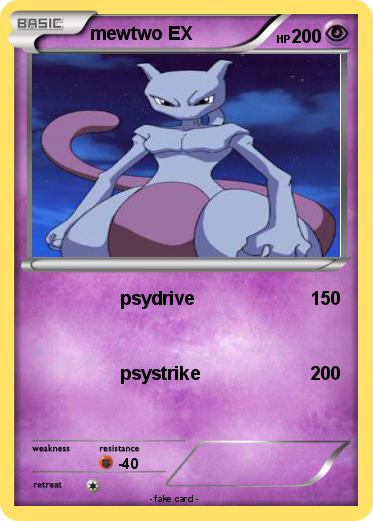 Pokemon mewtwo EX