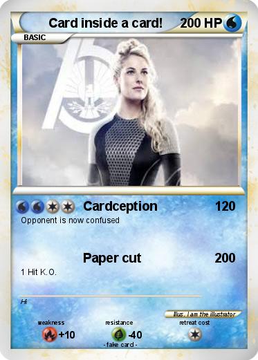 Pokemon Card inside a card!