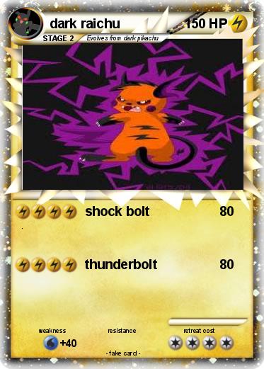 Pokemon dark raichu