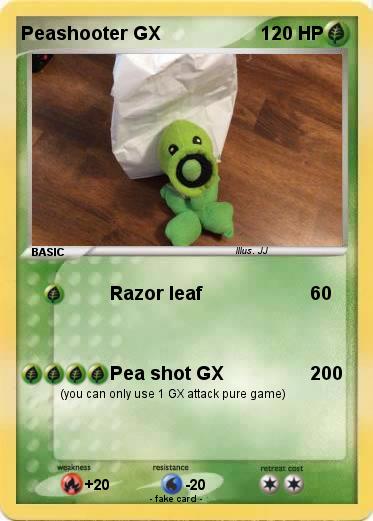 Pokemon Peashooter GX