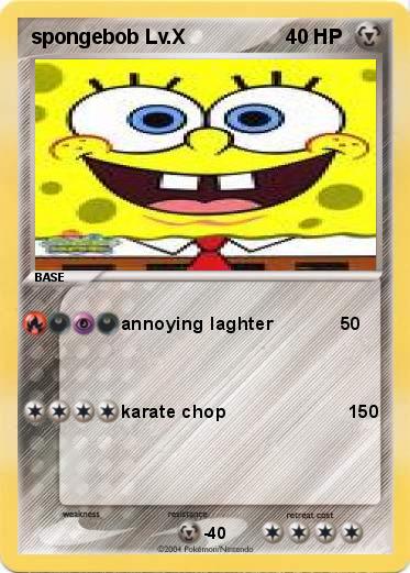Pokemon spongebob Lv.X