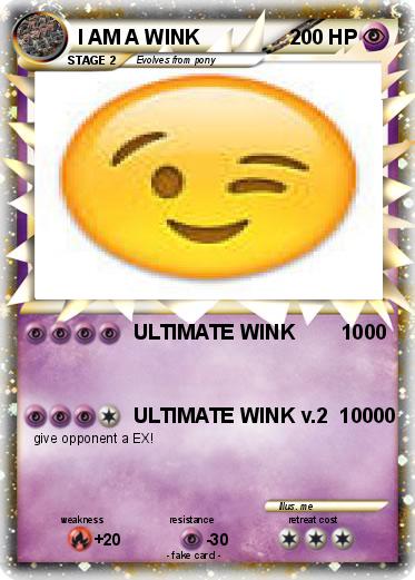 Pokemon I AM A WINK