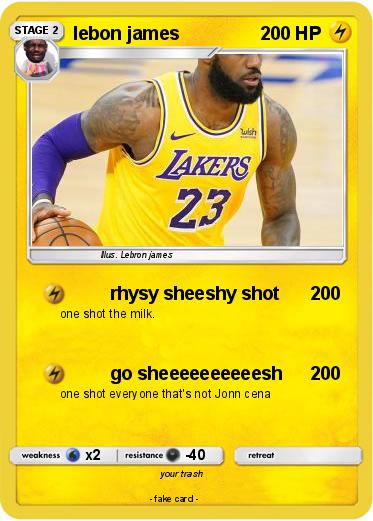 Pokemon lebon james