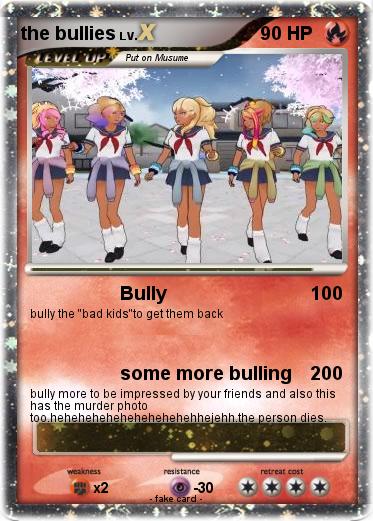 Pokemon the bullies
