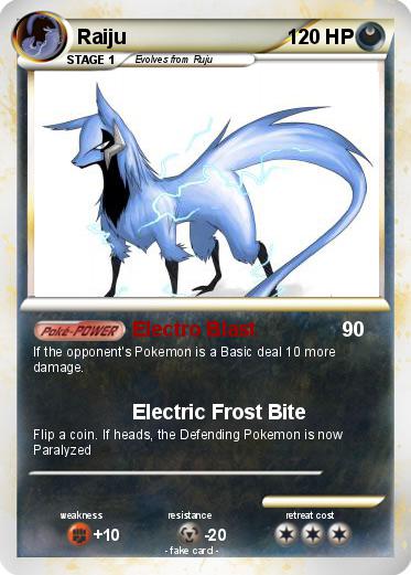 Pokemon Raiju