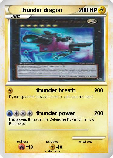 Pokemon thunder dragon