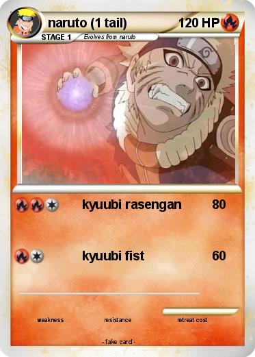 Pokemon naruto (1 tail)