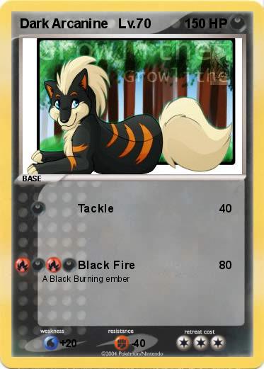 Pokemon Dark Arcanine   Lv.70