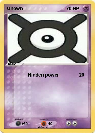 Pokemon Unown