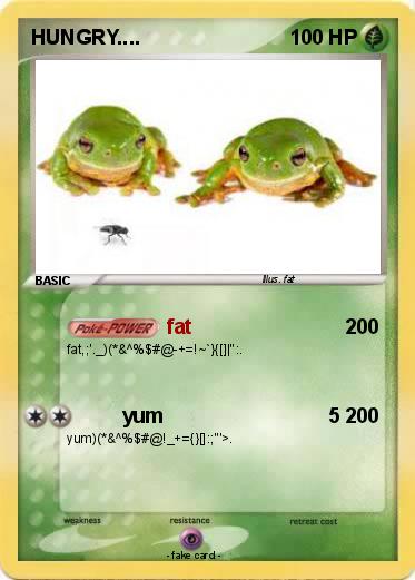 Pokemon HUNGRY....