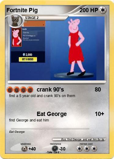 Pokemon Fortnite Pig