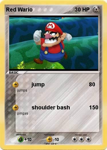 Pokemon Red Wario