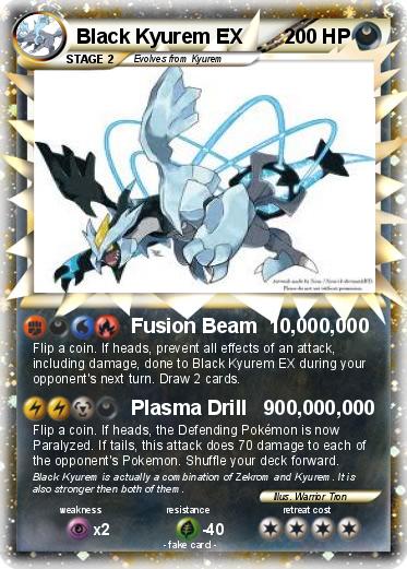 Pokemon Black Kyurem EX