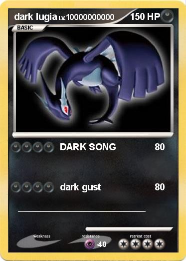 Pokemon dark lugia