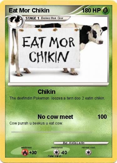 Pokemon Eat Mor Chikin