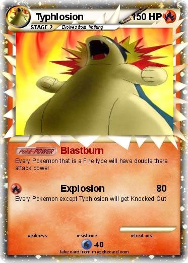 Pokemon Typhlosion