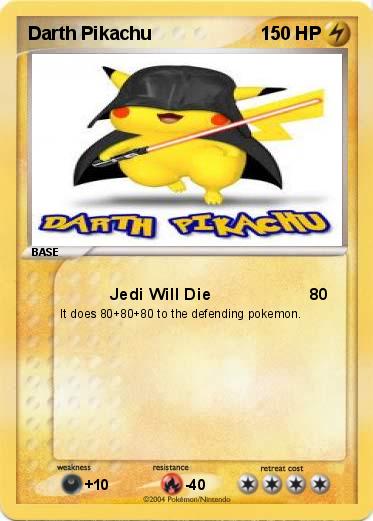 Pokemon Darth Pikachu