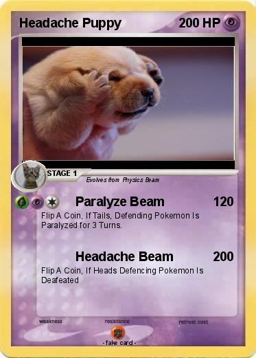 Pokemon Headache Puppy