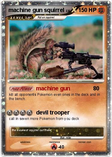 Pokemon machine gun squirrel