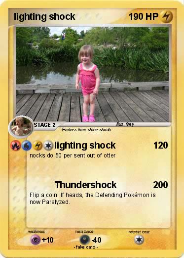 Pokemon lighting shock