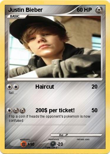 Pokemon Justin Bieber